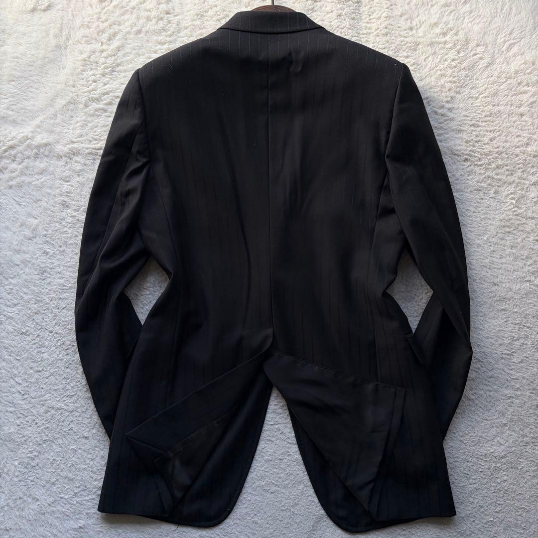 【美品】ドルチェ&ガッバーナ スーツ タキシード 1B ストライプ ブラック M