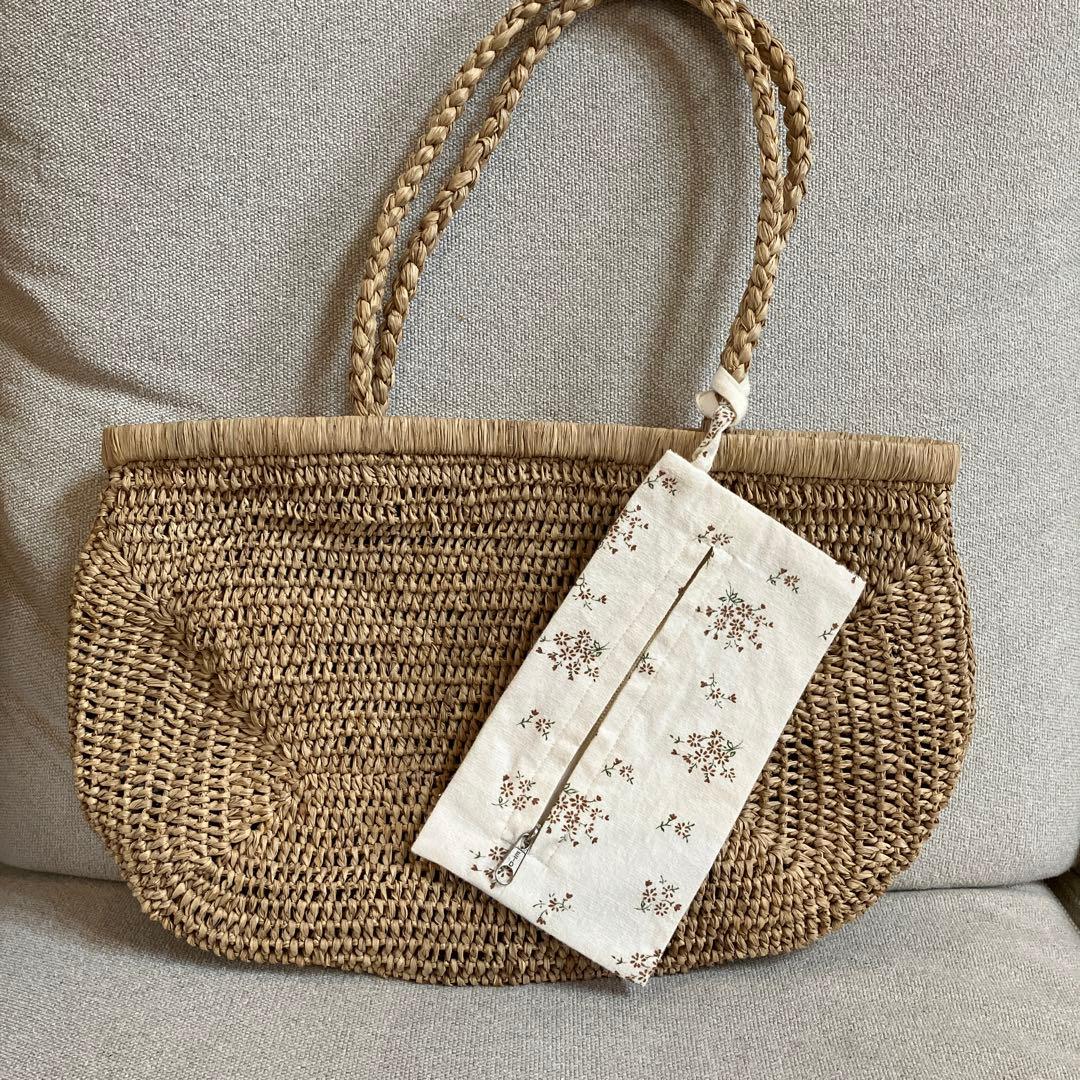 NORO ラフィア　かごバッグ