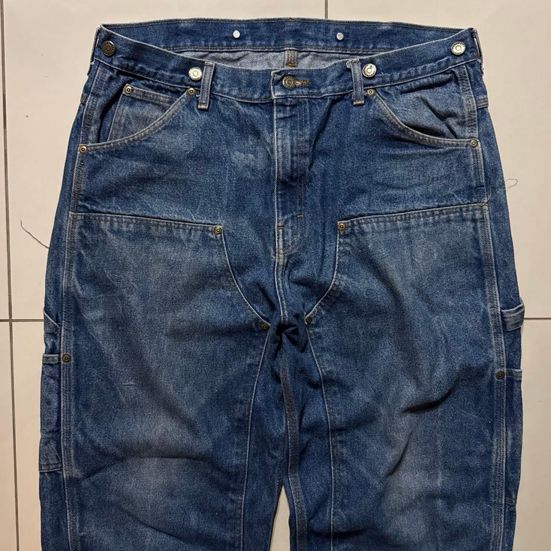 雰囲気◎ 90s〜00s Key デニムダブルニー ペインターパンツ