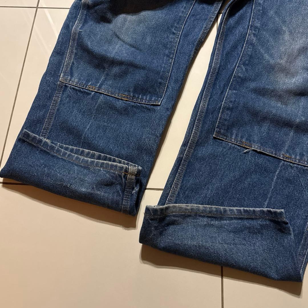 雰囲気◎ 90s〜00s Key デニムダブルニー ペインターパンツ