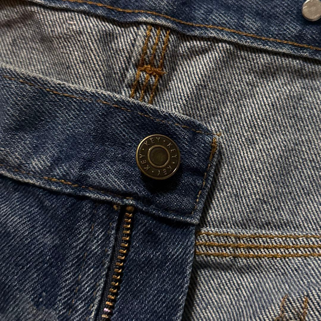 雰囲気◎ 90s〜00s Key デニムダブルニー ペインターパンツ