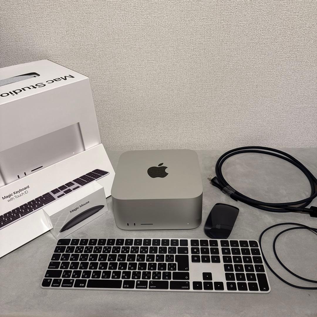 【超美品！特価】AppleMacStudioM1 Max 純正キーボードマウス付