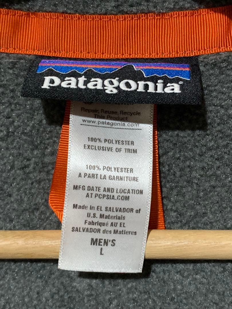 パタゴニア フリース カーステンスベスト Karstens Vest L グレー