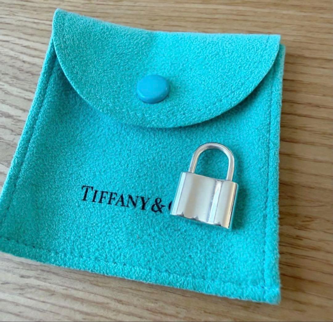 【美品】Tiffany ティファニー　183パドロック　南京錠 ペンダントトップ