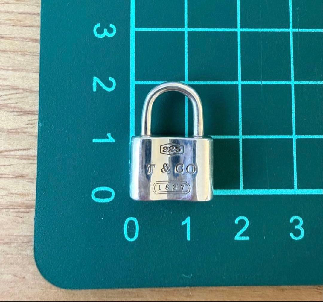 【美品】Tiffany ティファニー　183パドロック　南京錠 ペンダントトップ