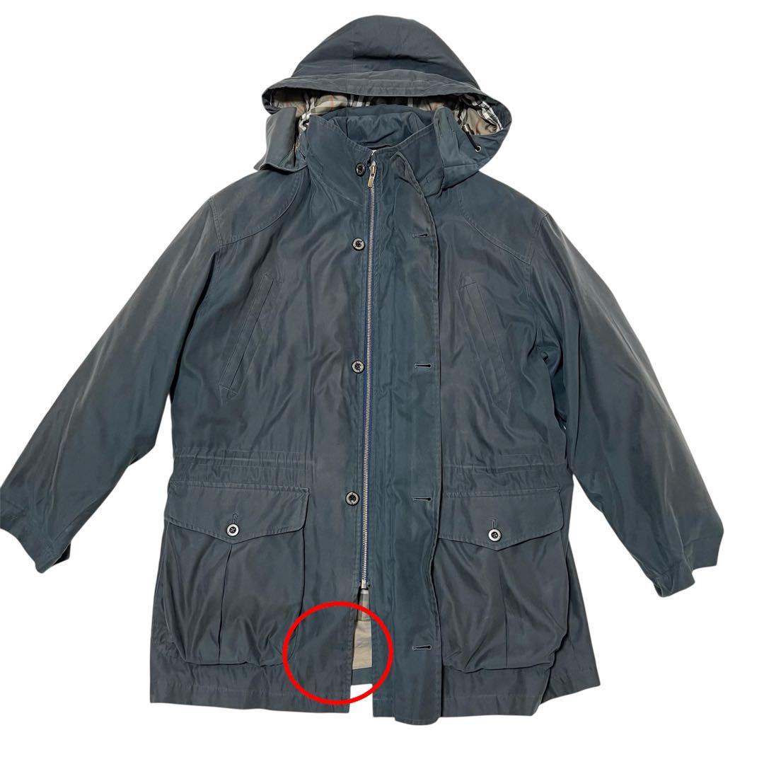 BURBERRY✨️4way　ノバチェック　中綿ライナー　フード　モッズコート　Ｌ