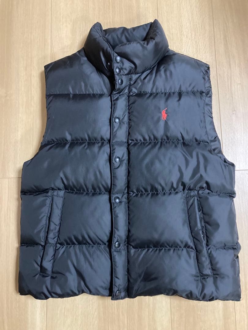 90sPolo Ralph Lauren 黒 ダウンベスト Mサイズ