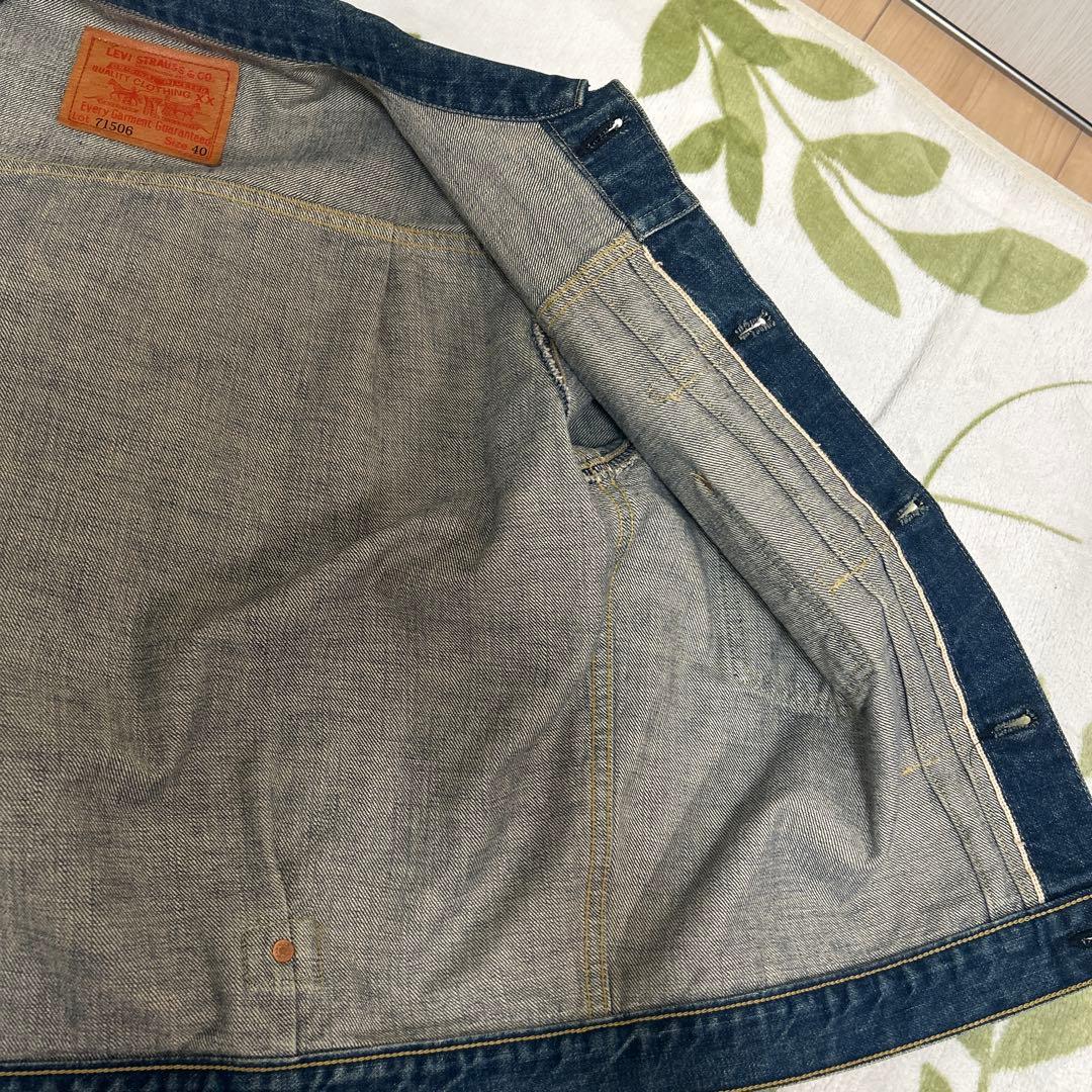 リーバイス 71506XX 40 日本製 J02刻印 両面タブ シンチバック有り