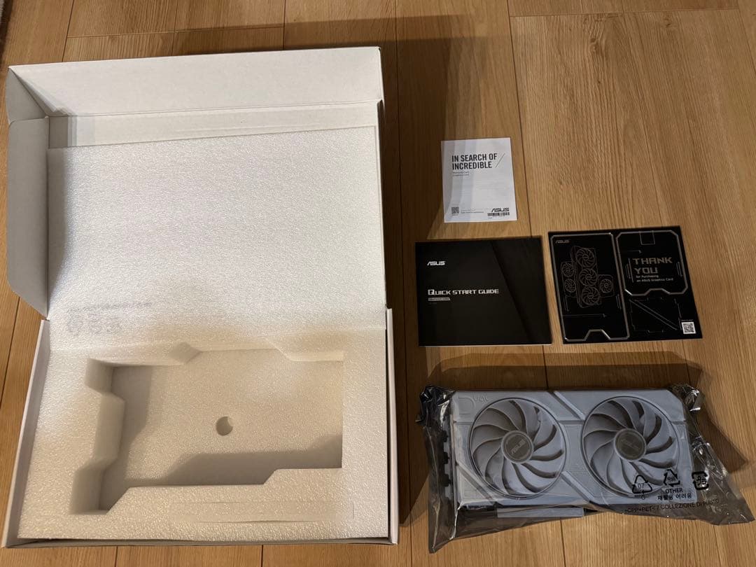 グラフィックボード・グラボ・ビデオカード DUAL-RTX4060TI-O8G-EVO-WHITE