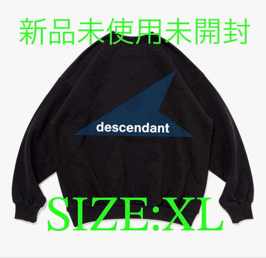 DESCENDANT CETUS CREW NECK 最安値 BLACK XL