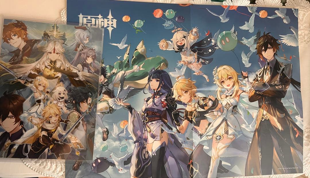 原神 ファミ通 鍾離 魈 タルタリヤ ピンナップ TSUTAYA PASH!