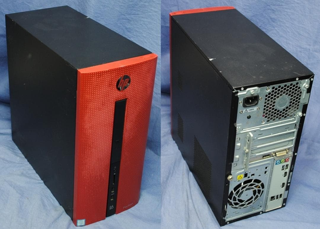 即使用可!きれいな赤!HP/i5-6400/SSD+HDD/Office/無線