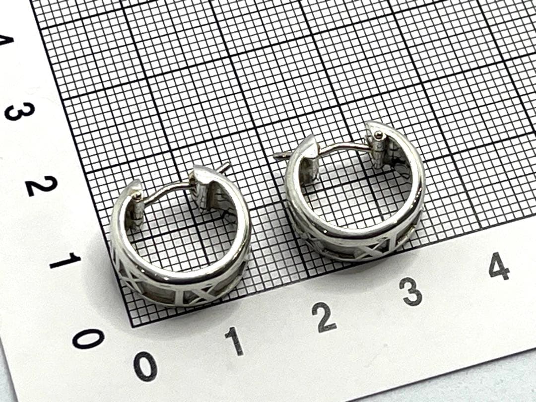 h892 オールド　ティファニー　1995 アトラス　フープ　ピアス　925