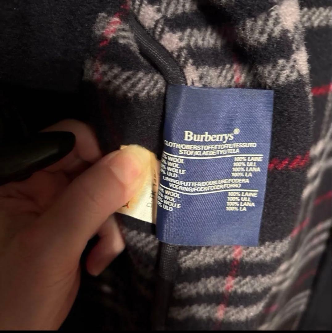 Burberrys ネイビー ウールダッフルコート 英国製