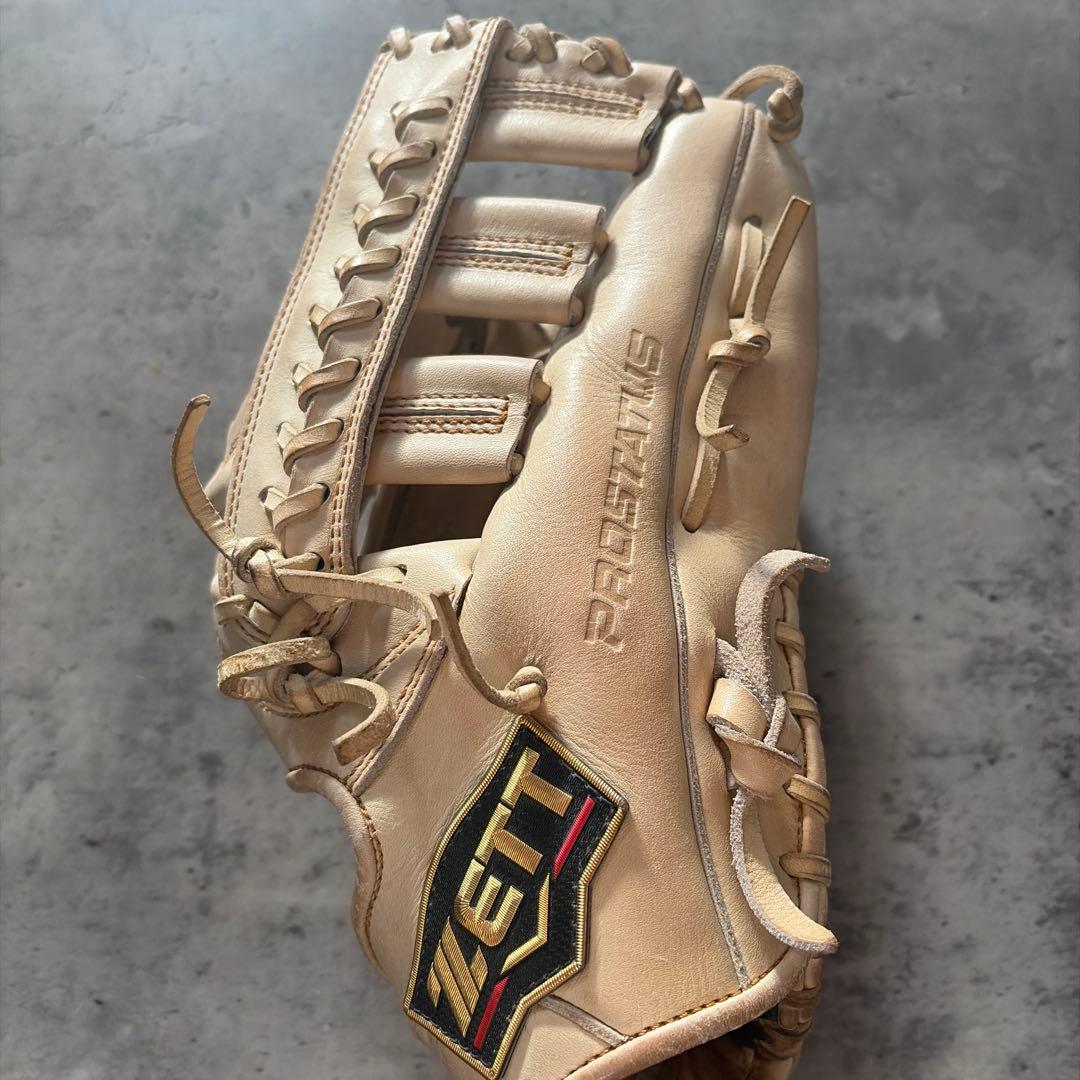 ZETT 軟式グローブ 右投げ用 ベージュ