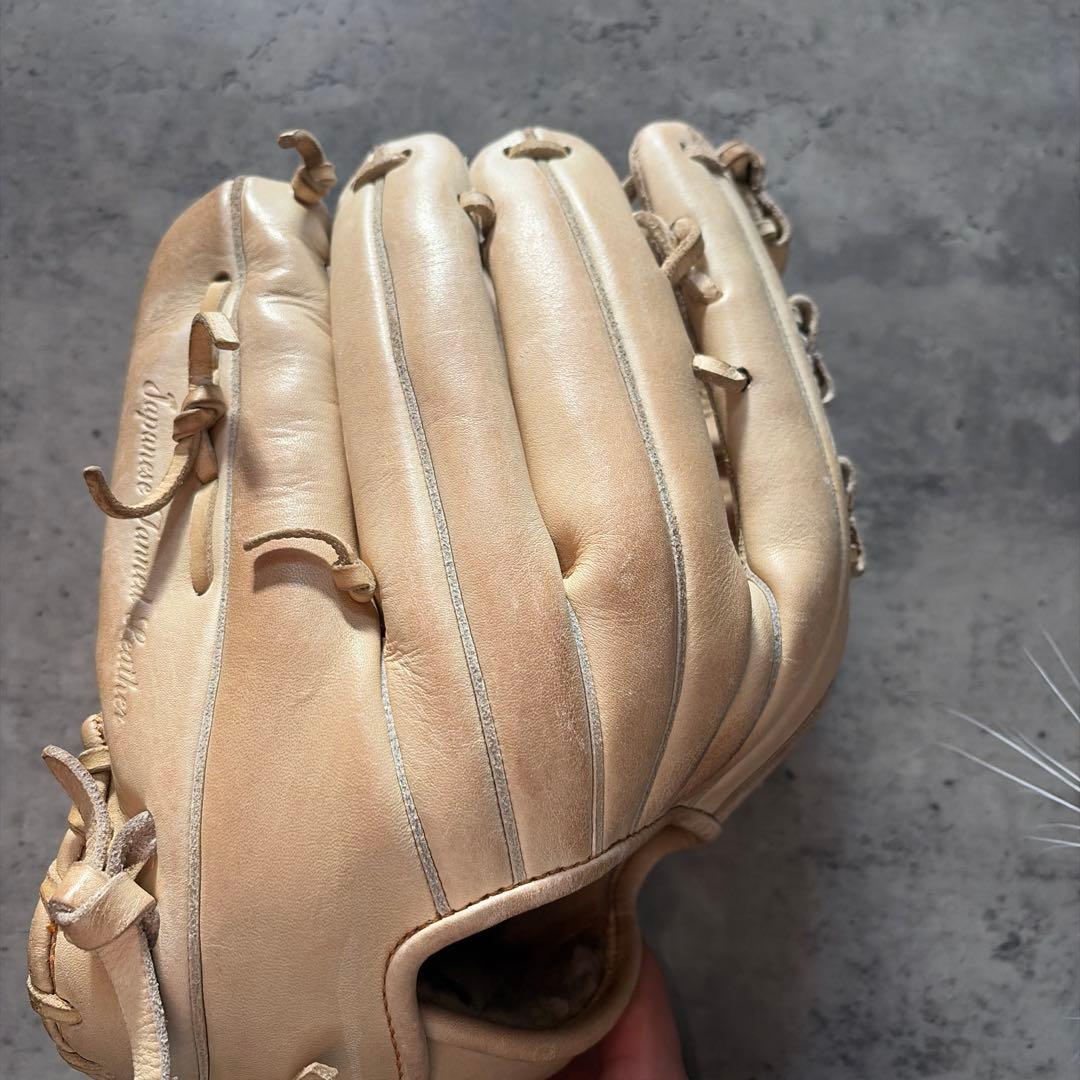 ZETT 軟式グローブ 右投げ用 ベージュ