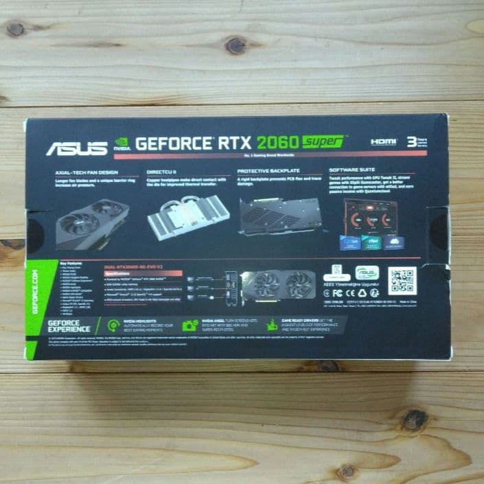 ASUS GeForce RTX 2060 Super 8GB DUALジャンク