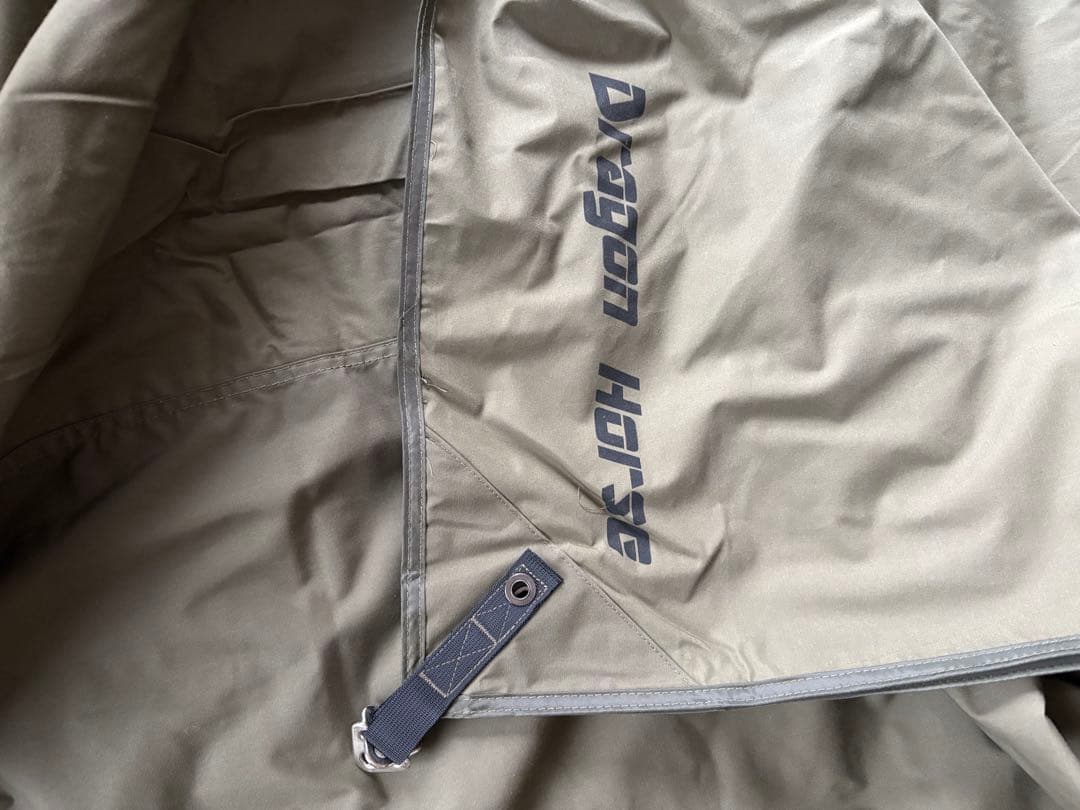 ドラゴンホース　煙突ポート付きタープ4m×4m