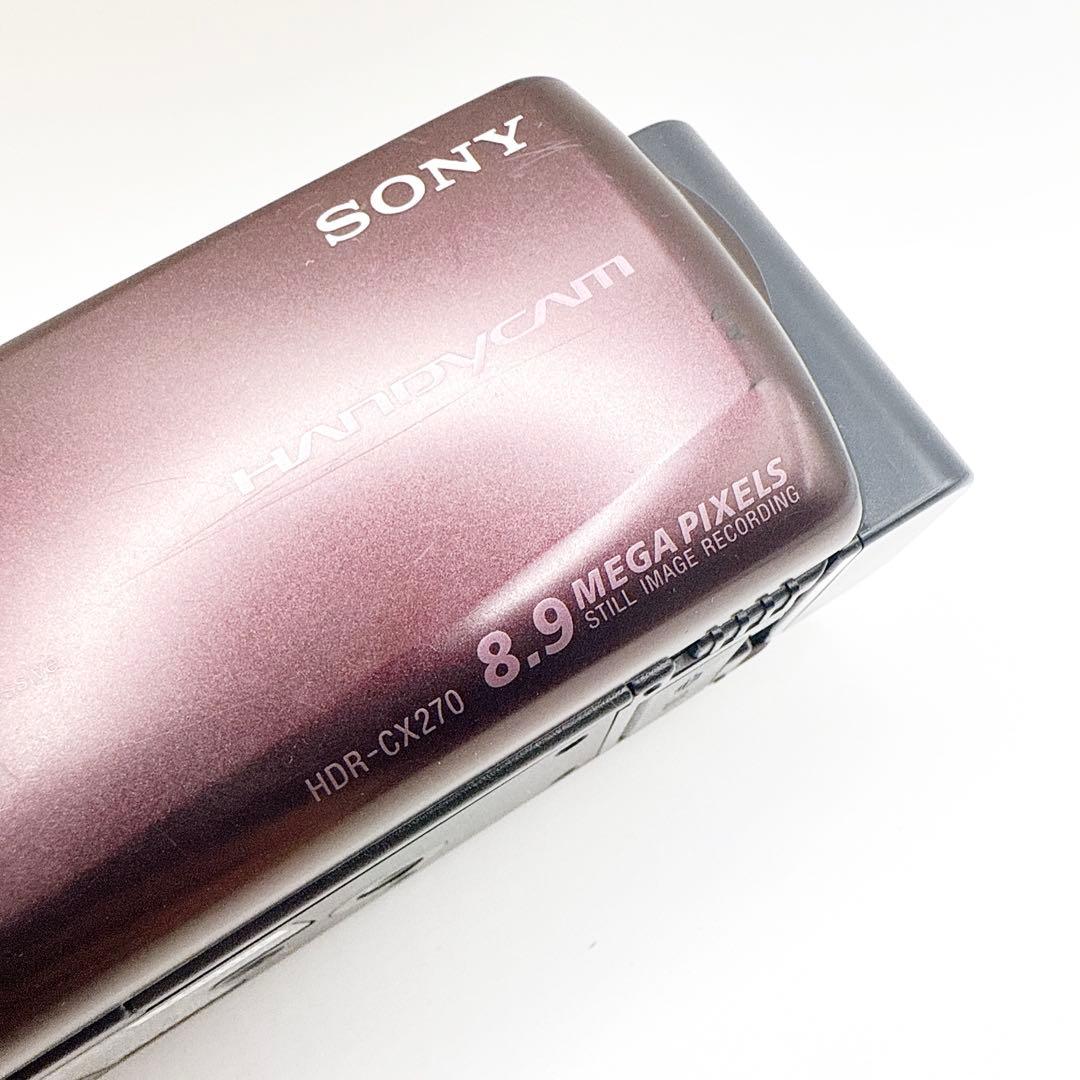 【動作確認ＯＫ】SONY　Handycam　HDR-CX270