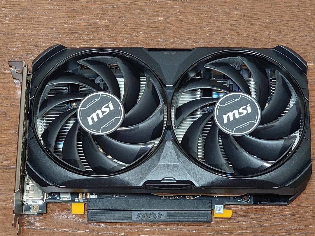 グラフィックボード・グラボ・ビデオカード MSI GEFORCE RTX 4060 VENTUS 2X BLACK OC