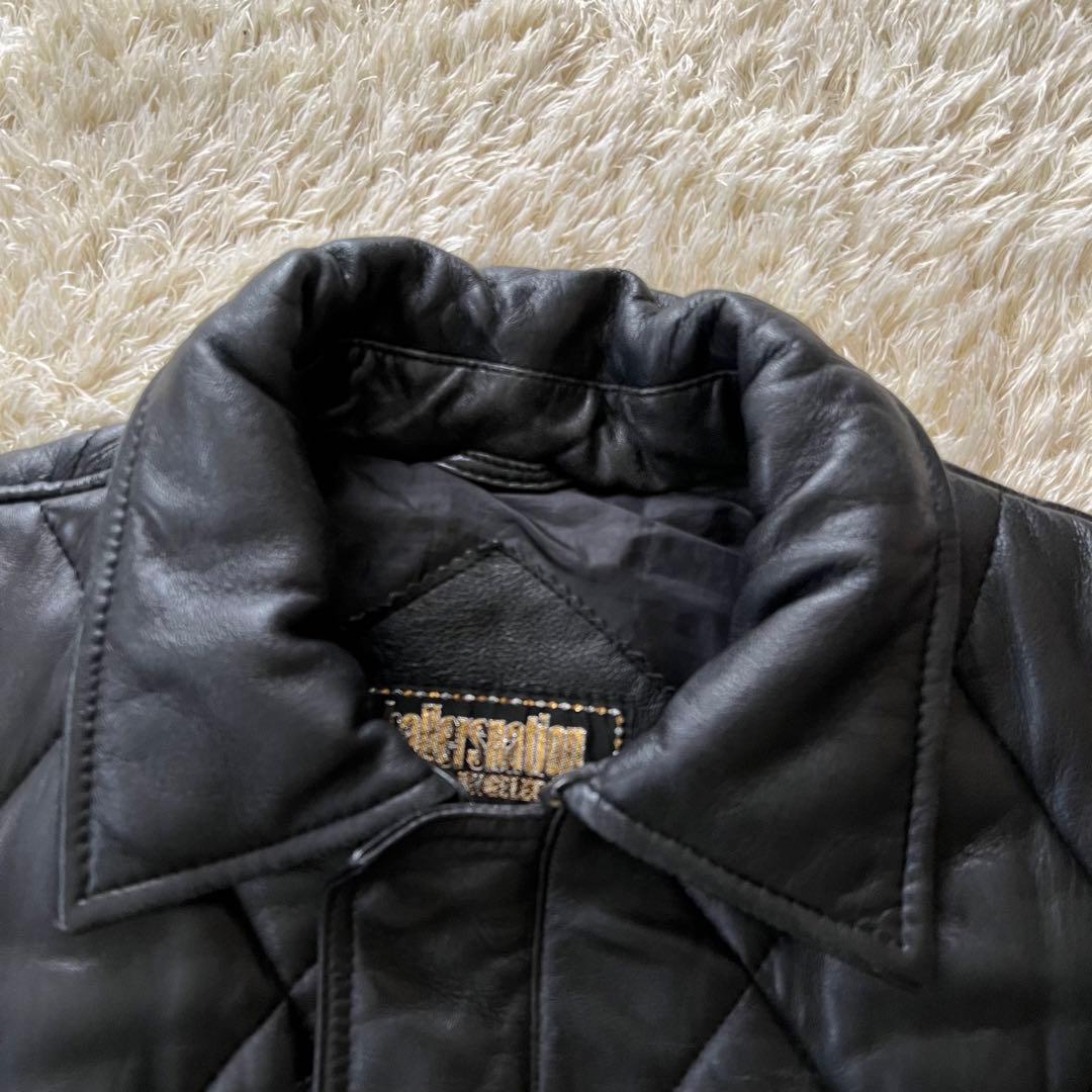 Ballers Nation/キルティングレザーダウンジャケット/101着限定