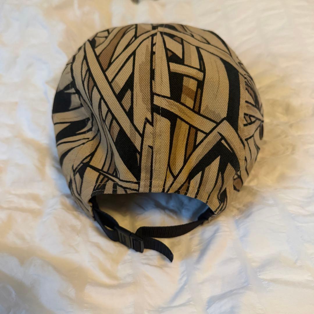 Supreme ストライプ柄キャップ