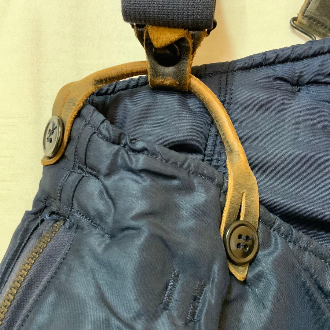 A/W USAIRFORCE フライトパンツ サスペンダー付き ネイビー