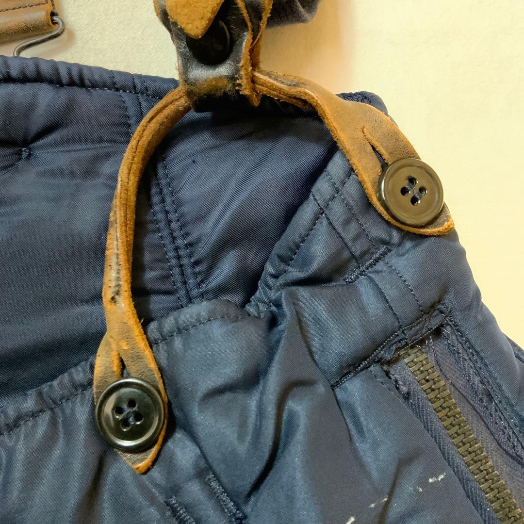 A/W USAIRFORCE フライトパンツ サスペンダー付き ネイビー