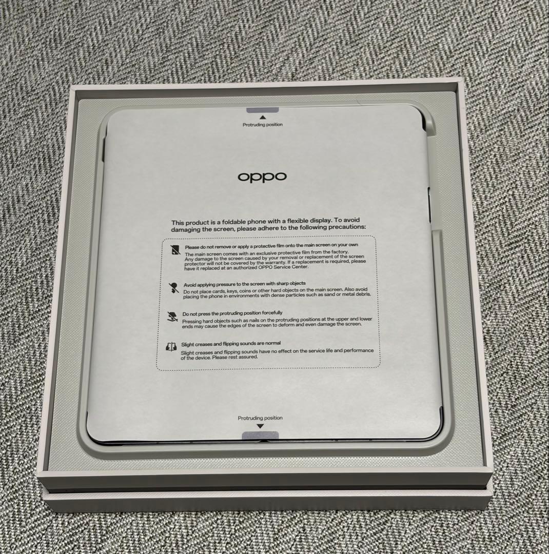 美品 OPPO Find N5グローバル版 512GB ブラック 新品ケース付き