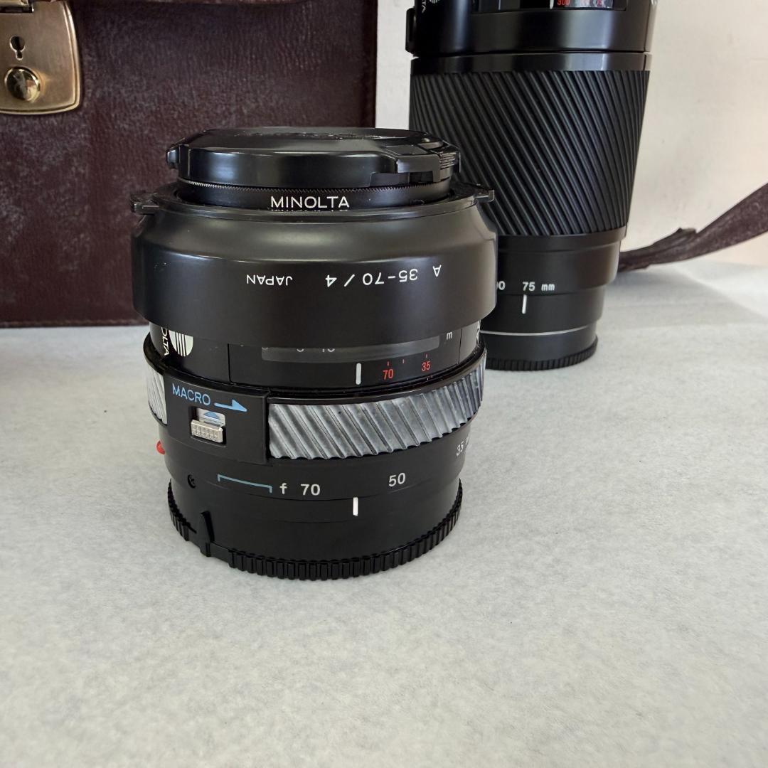 希少 MINOLTA α-9000 豪華セット レンズ2本 モータードライブ