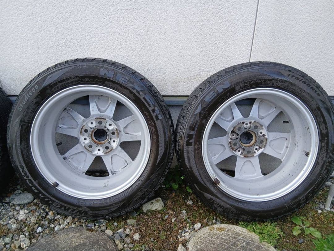 MINI 15インチホイールセット タイヤ（スタッドレス）センターキャップ付き