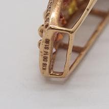 K18 ネックレス 5.0g　ダイヤモンド D 0.14ct サファイアS1.9