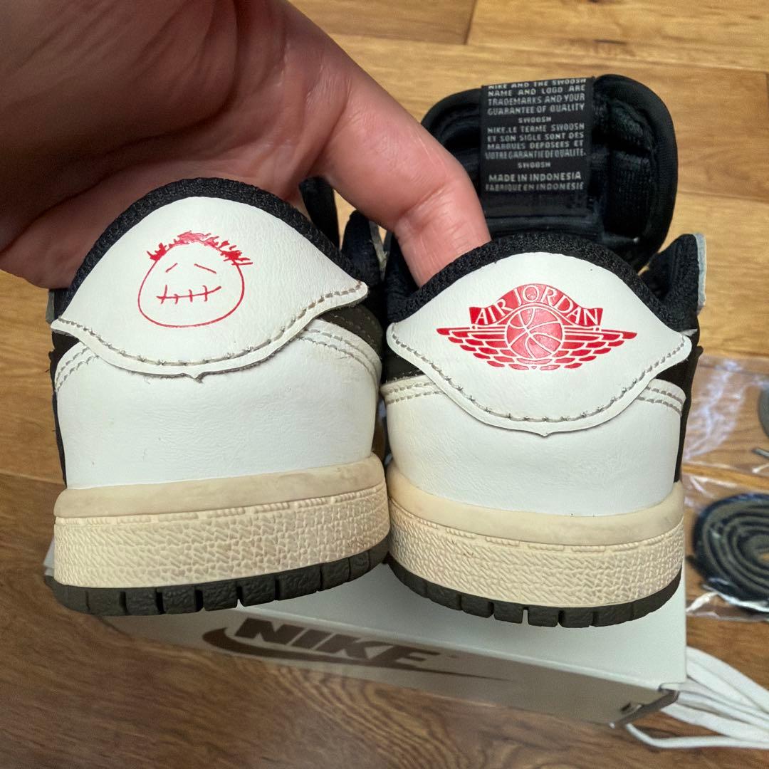 スニーカー NIKE JORDAN 1 LOW OG SP (TD) 8C Travis