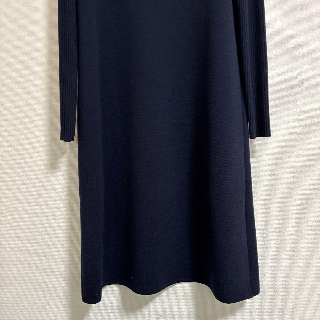フォクシー　ニットワンピース　38 ネイビー　シエナ