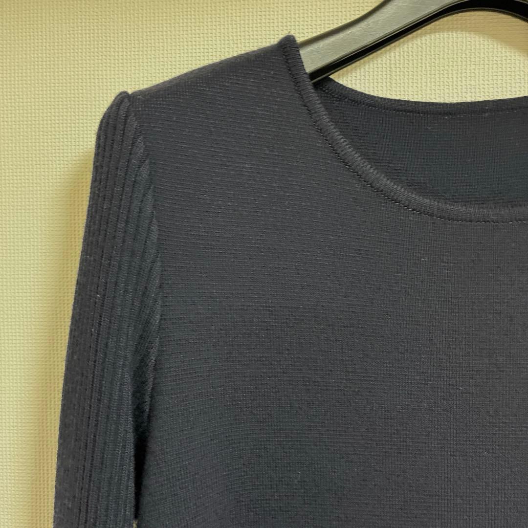 フォクシー　ニットワンピース　38 ネイビー　シエナ