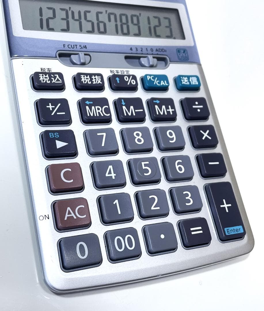 【生産終了品】即購入可 美品 CASIO JZ-12 電卓テンキー 動作確認済み