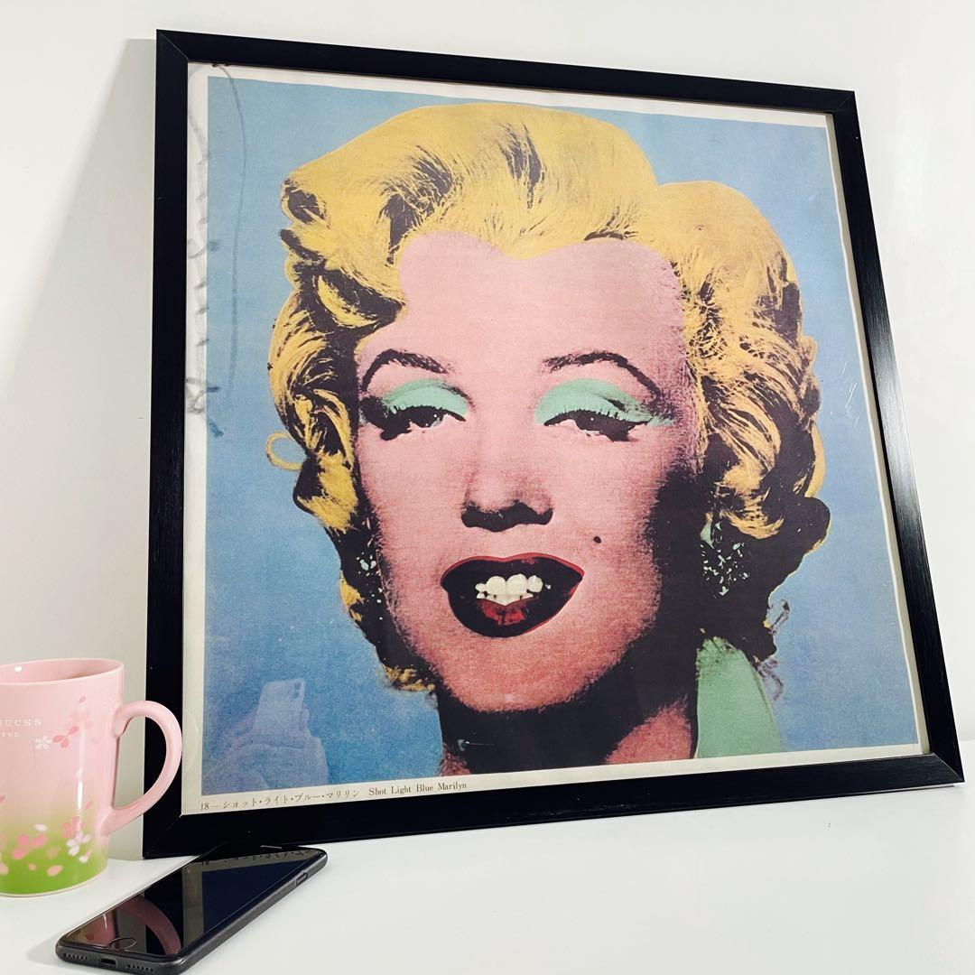 専用出品【額付50cm×50cmポスター】アンディ ウォーホル マリリンモンロー