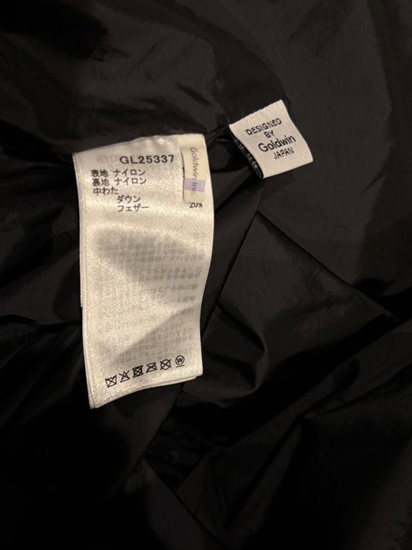美品　パーテックスカンタムダウンパーカ　サイズ５　 ゴールドウィン　黒　25AW