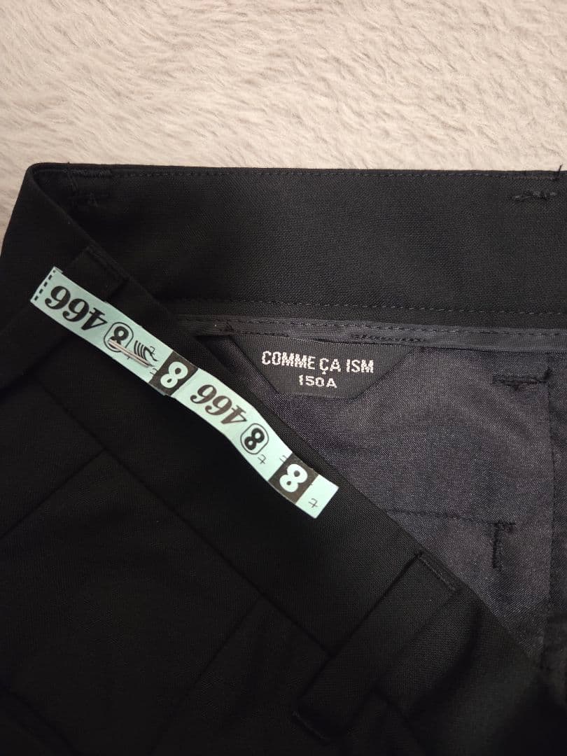 【美品】COMME CA ISM キッズスーツ 4点セット　150cm　黒