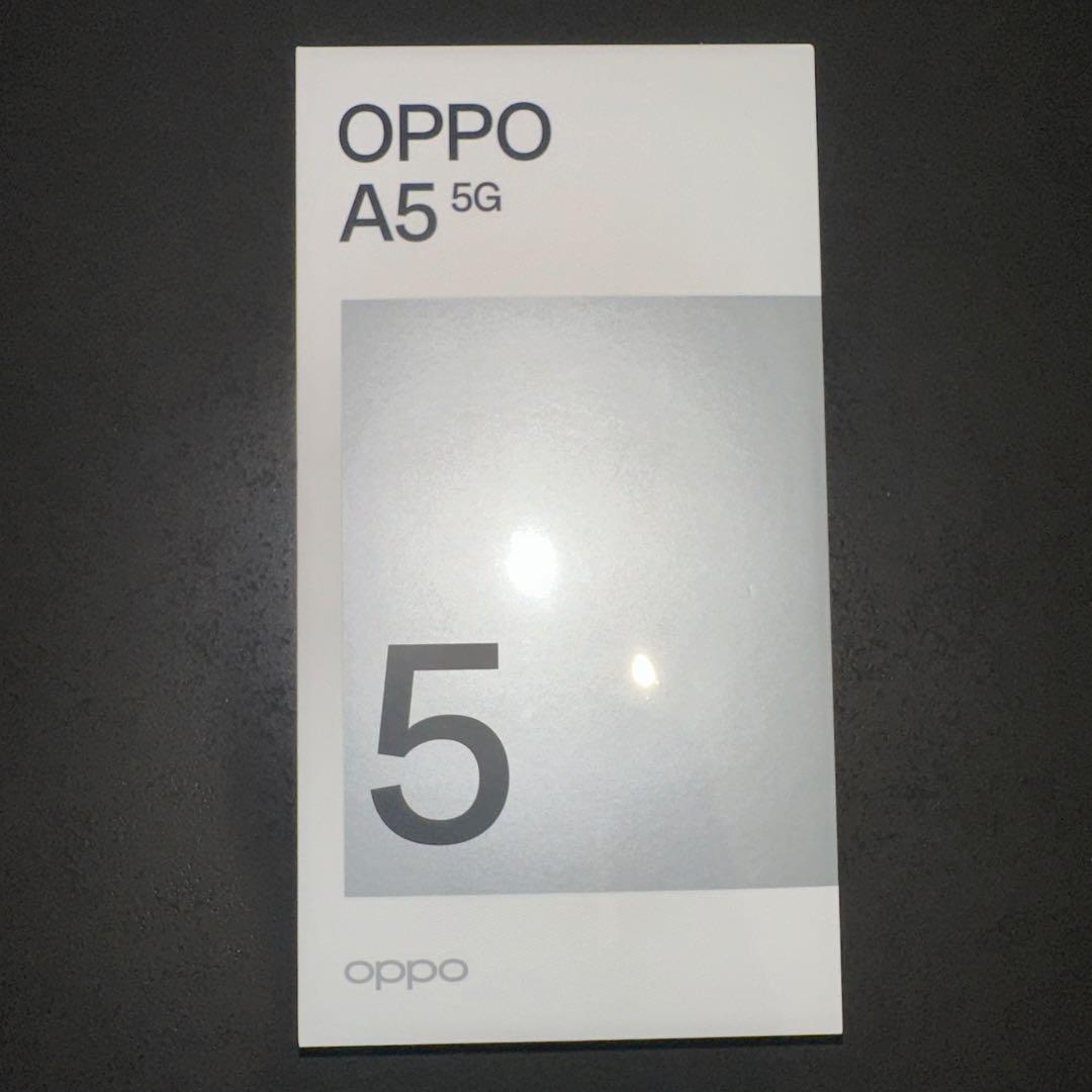 OPPO A5 5G OPG06 ホワイト 新品未開封シュリ ンク付き