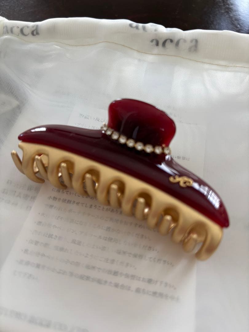 acca ニューコラーナクリップ　ボルドーM