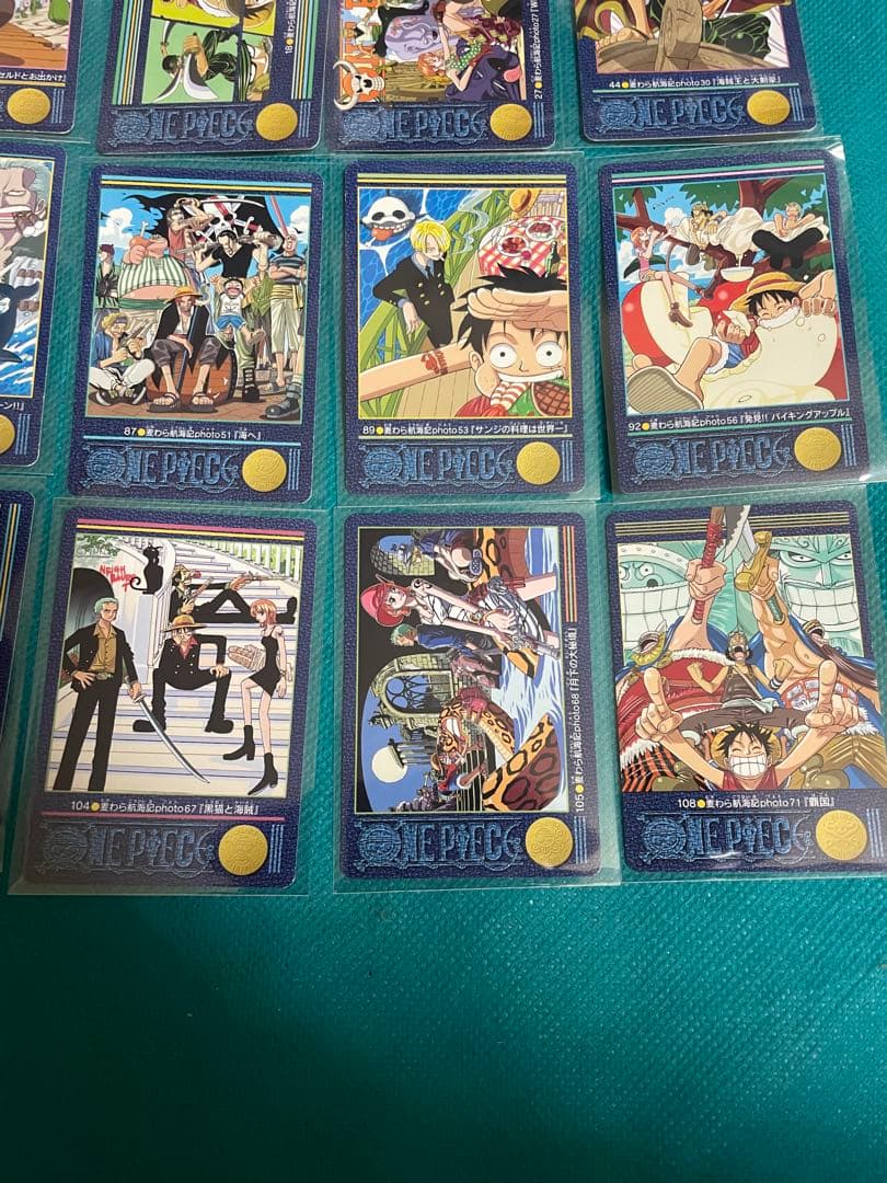 【さんどぱん】ワンピース ビジュアルアドベンチャーカード24枚