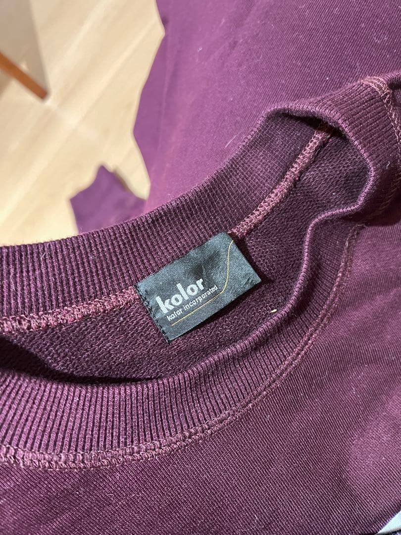 kolor グラフィックプリント スウェット