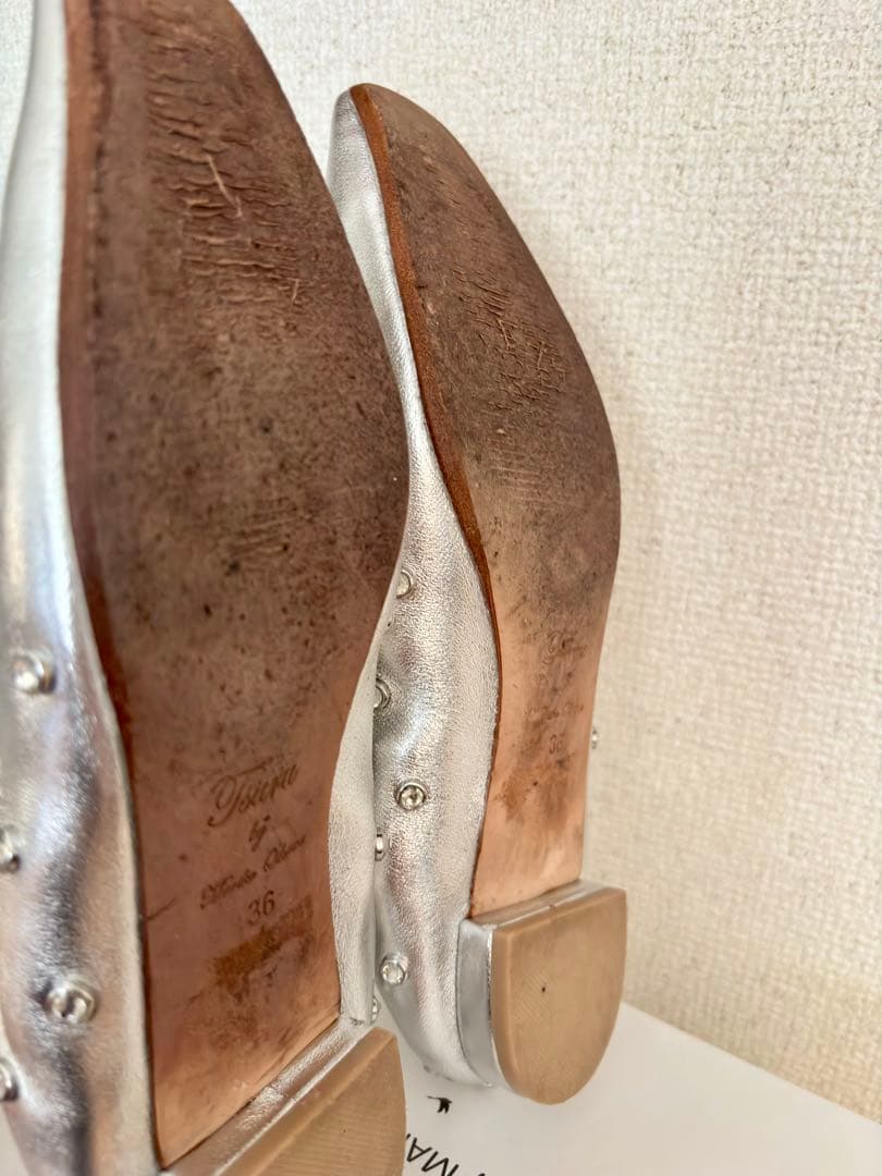 ツルバイマリコオイカワフラットシューズ 37ミレニア着用数回美品❤︎
