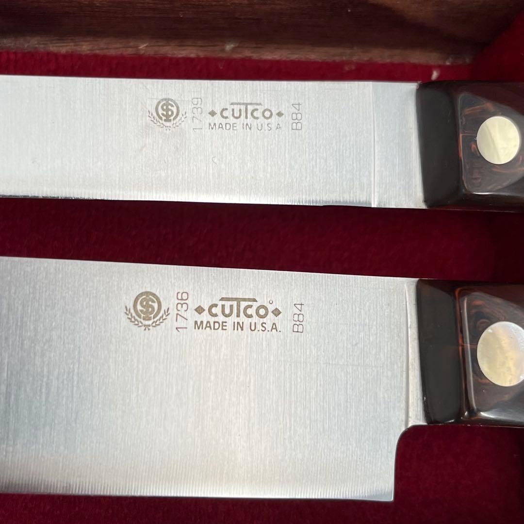 【高級】 CUTCO カツコ USA製 包丁・ナイフ 7本セット 木製ケース付き