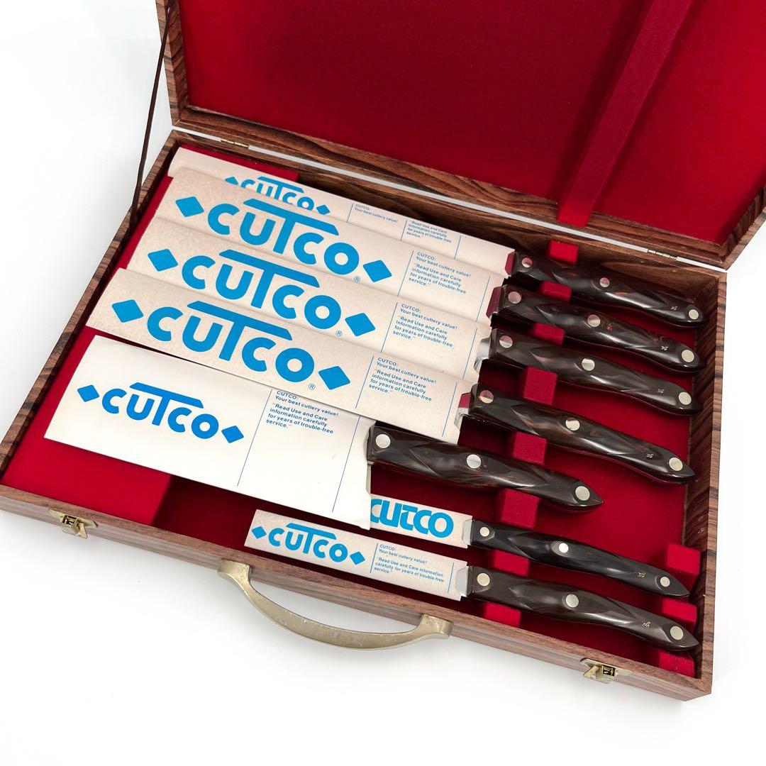 【高級】 CUTCO カツコ USA製 包丁・ナイフ 7本セット 木製ケース付き