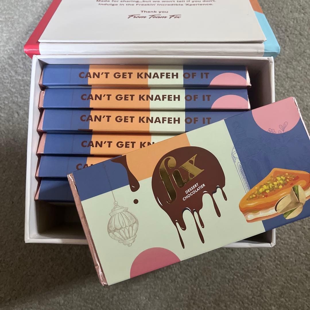 Fix desert chocolatier ドバイチョコレート　7枚セット