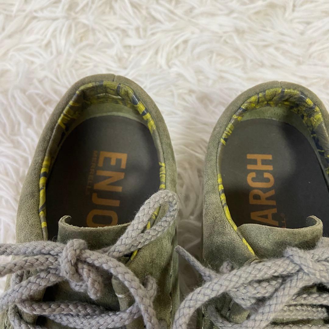 美品✨MERRELL メレル Mootopia lowモカシン 緑 23.5