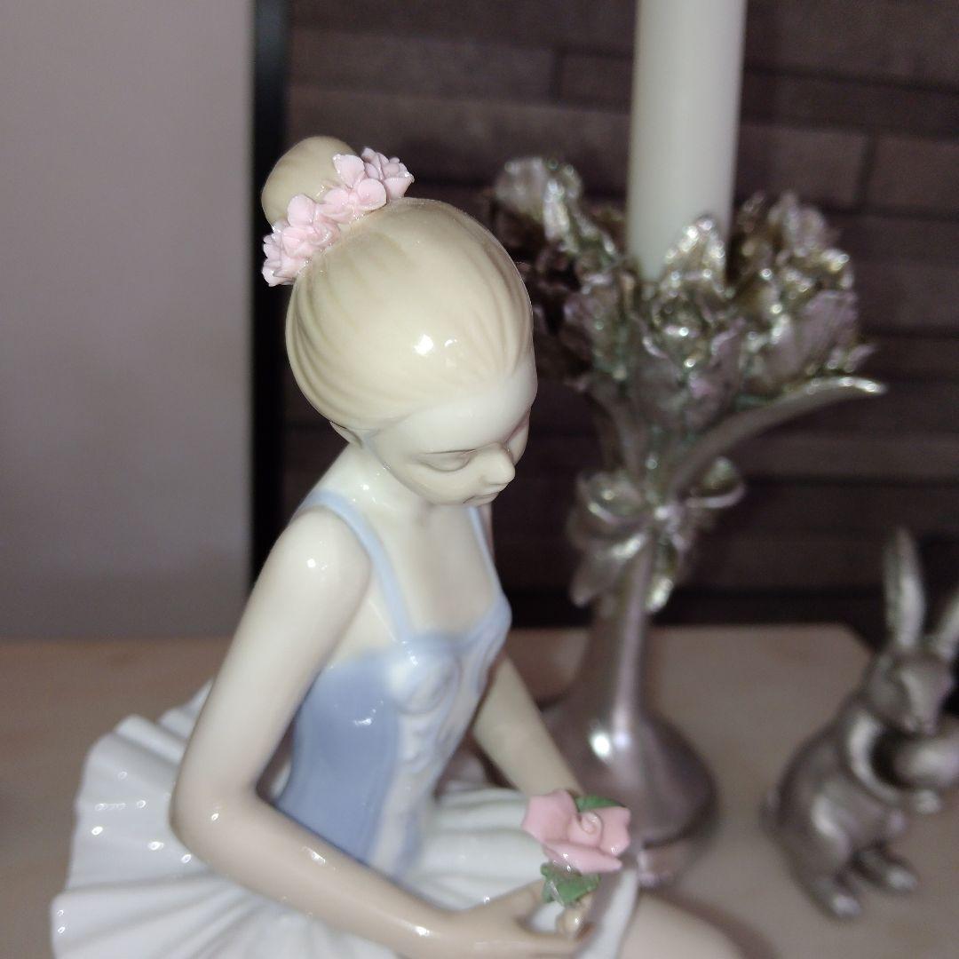 【未使用】leo　バレリーナ　フィギュリン　リヤドロ風