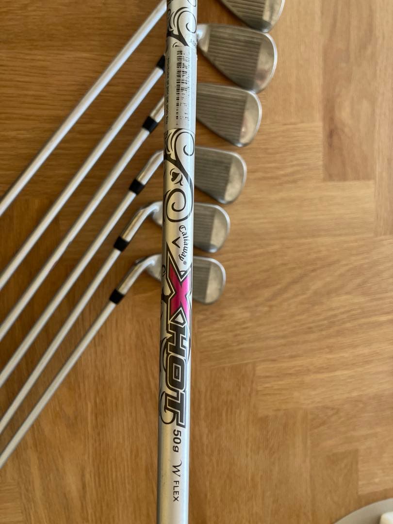 Callaway X Hot 7アイアンセット 7本 ドライバー付き